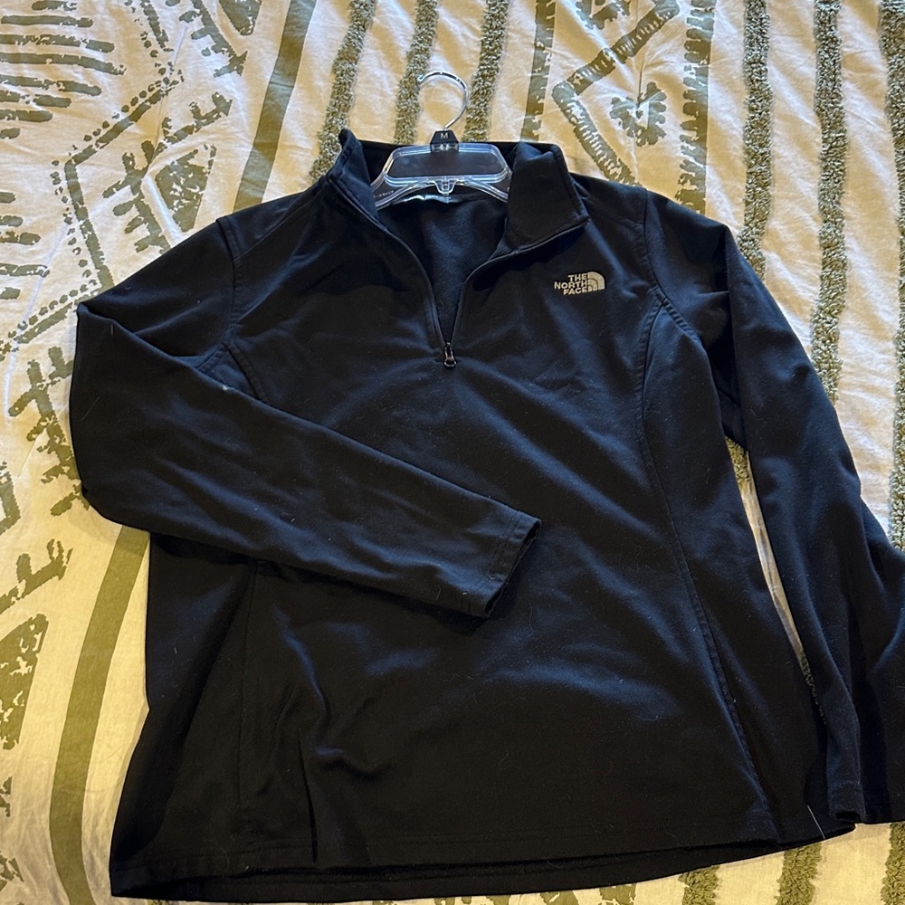 The North Face Black Half-Zip Pullover